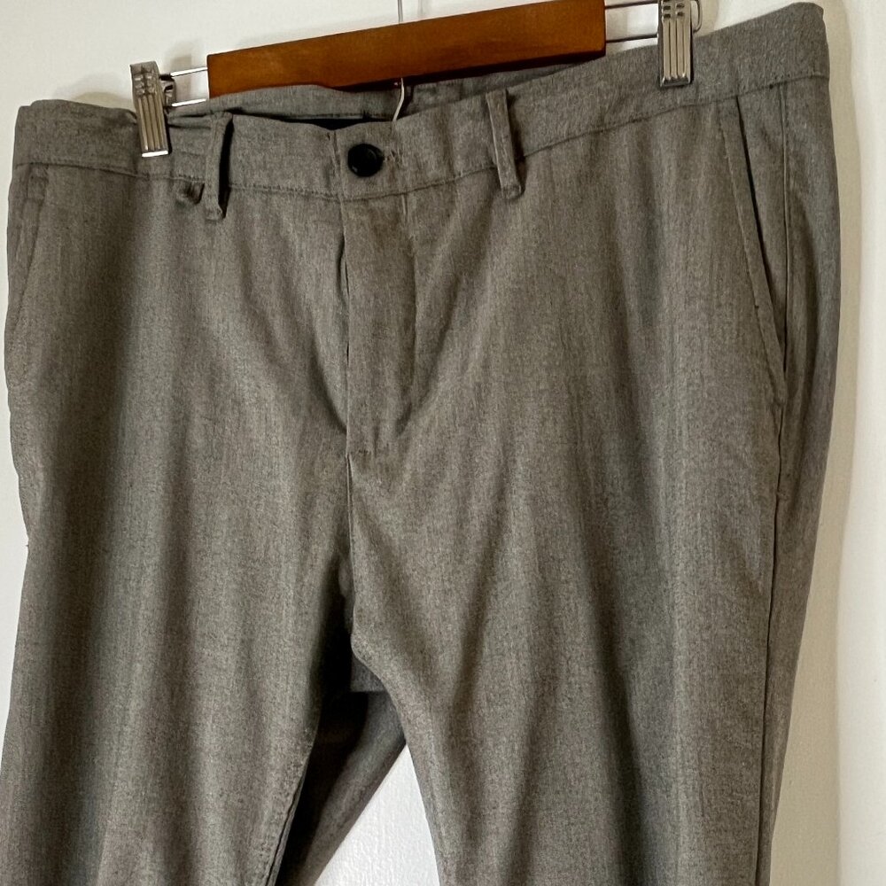 Zara Men's Pants Slacks Grey Slim